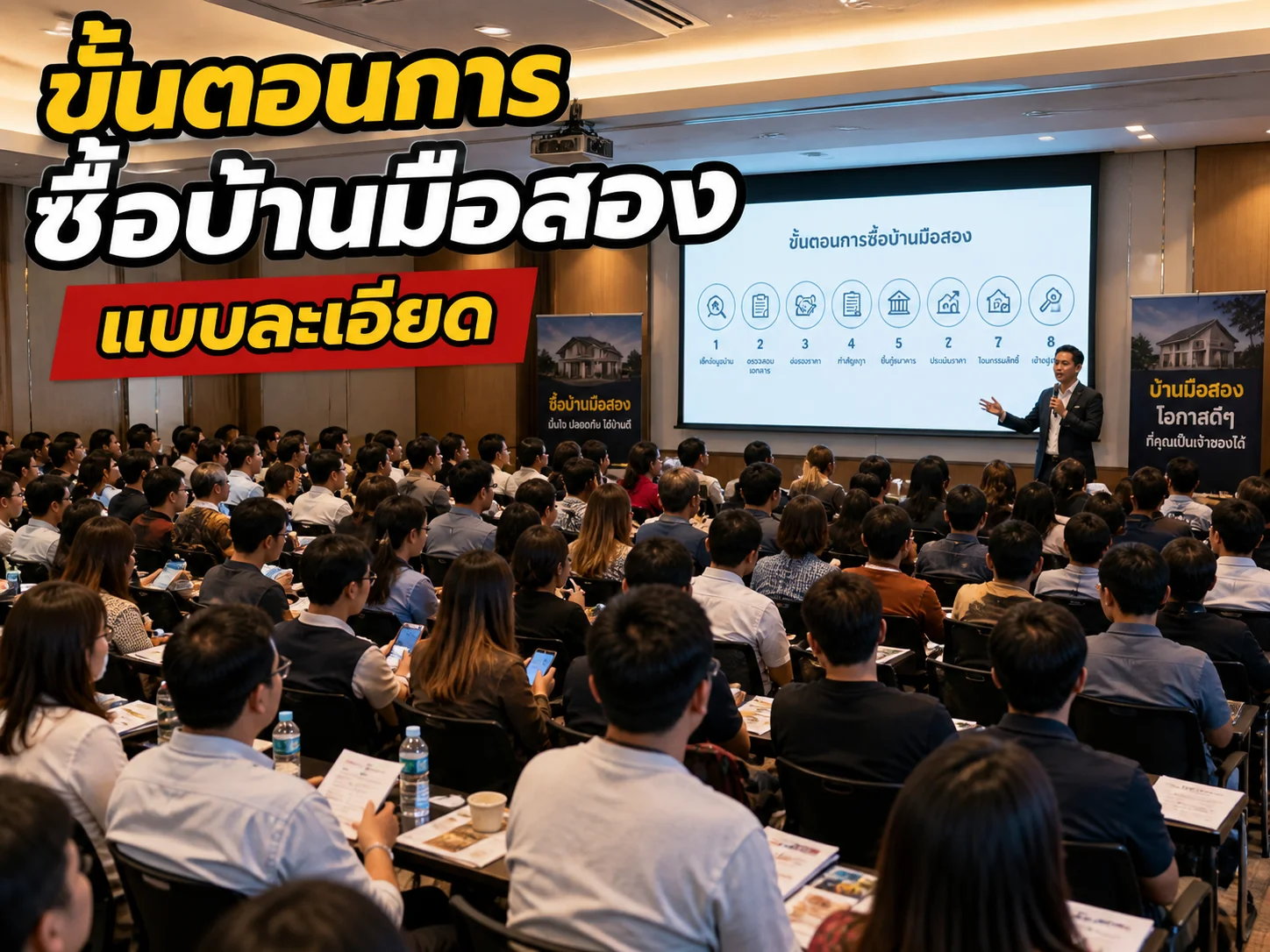 ขั้นตอนการซื้อบ้านมือสองแบบละเอียด